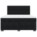 Pat box spring cu saltea, negru, 180x200 cm, catifea - WALTI WALTI