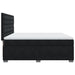 Pat box spring cu saltea, negru, 180x200 cm, catifea - WALTI WALTI