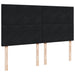 Pat box spring cu saltea, negru, 200x200 cm, catifea - WALTI WALTI