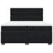 Pat box spring cu saltea, negru, 200x200 cm, catifea - WALTI WALTI