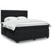 Pat box spring cu saltea, negru, 200x200 cm, catifea - WALTI WALTI