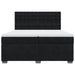 Pat box spring cu saltea, negru, 200x200 cm, catifea - WALTI WALTI