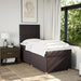 Pat box spring cu saltea, maro închis, 90x190 cm, textil - WALTI WALTI