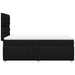 Pat box spring cu saltea, negru, 90x190 cm, textil - WALTI WALTI