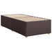 Pat box spring cu saltea, maro închis, 90x200 cm, textil - WALTI WALTI