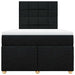Pat box spring cu saltea, negru, 120x190 cm, catifea - WALTI WALTI