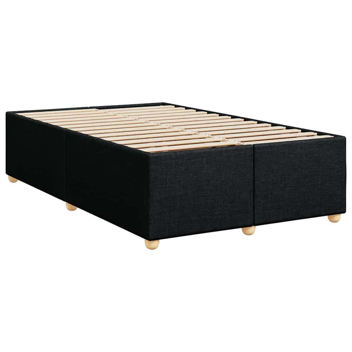 Pat box spring cu saltea, negru, 120x190 cm, catifea - WALTI WALTI