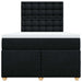 Pat box spring cu saltea, negru, 120x190 cm, catifea - WALTI WALTI