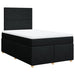 Pat box spring cu saltea, negru, 120x200 cm, textil - WALTI WALTI