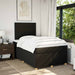 Pat box spring cu saltea, negru, 120x200 cm, textil - WALTI WALTI