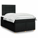 Pat box spring cu saltea, negru, 120x200 cm, textil - WALTI WALTI