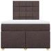 Pat box spring cu saltea, maro închis, 120x200 cm, textil - WALTI WALTI