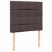 Pat box spring cu saltea, maro închis, 120x200 cm, textil - WALTI WALTI