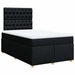 Pat box spring cu saltea, negru, 120x200 cm, textil - WALTI WALTI