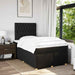 Pat box spring cu saltea, negru, 120x200 cm, textil - WALTI WALTI
