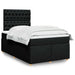 Pat box spring cu saltea, negru, 120x200 cm, textil - WALTI WALTI