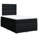 Pat box spring cu saltea, negru, 120x200 cm, textil - WALTI WALTI