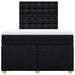 Pat box spring cu saltea, negru, 120x200 cm, textil - WALTI WALTI