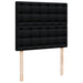 Pat box spring cu saltea, negru, 120x200 cm, textil - WALTI WALTI
