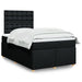 Pat box spring cu saltea, negru, 120x200 cm, textil - WALTI WALTI