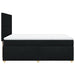 Pat box spring cu saltea, negru, 140x190 cm, textil - WALTI WALTI