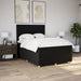 Pat box spring cu saltea, negru, 140x190 cm, textil - WALTI WALTI