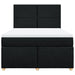 Pat box spring cu saltea, negru, 140x200 cm, textil - WALTI WALTI