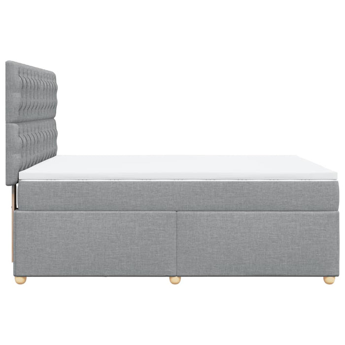 Pat continental, gri deschis, 140x200 cm, material textil - WALTI WALTI