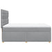 Pat continental, gri deschis, 140x200 cm, material textil - WALTI WALTI