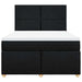 Pat box spring cu saltea, negru, 160x200 cm, textil - WALTI WALTI
