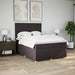 Pat box spring cu saltea, maro închis, 160x200 cm, textil - WALTI WALTI