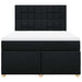 Pat box spring cu saltea, negru, 160x200 cm, textil - WALTI WALTI