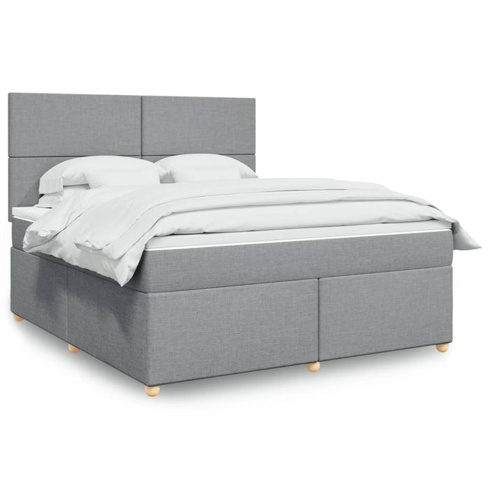 Pat continental, gri deschis, 180x200 cm, material textil - WALTI WALTI