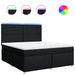 Pat box spring cu saltea, negru, 180x200 cm, catifea - WALTI WALTI