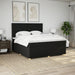 Pat box spring cu saltea, negru, 180x200 cm, catifea - WALTI WALTI