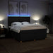 Pat box spring cu saltea, negru, 180x200 cm, catifea - WALTI WALTI