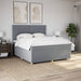 Pat continental, gri deschis, 180x200 cm, material textil - WALTI WALTI