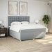 Pat continental, gri deschis, 180x200 cm, material textil - WALTI WALTI