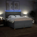 Pat continental, gri deschis, 180x200 cm, material textil - WALTI WALTI