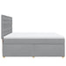 Pat continental, gri deschis, 180x200 cm, material textil - WALTI WALTI