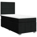 Pat box spring cu saltea, negru, 80x200 cm, textil - WALTI WALTI
