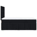 Pat box spring cu saltea, negru, 80x200 cm, textil - WALTI WALTI