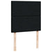 Pat box spring cu saltea, negru, 80x200 cm, textil - WALTI WALTI
