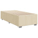 Pat box spring cu saltea, crem, 90x190 cm, textil - WALTI WALTI