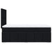 Pat box spring cu saltea, negru, 90x200 cm, textil - WALTI WALTI