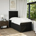 Pat box spring cu saltea, negru, 90x200 cm, textil - WALTI WALTI