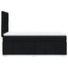 Pat box spring cu saltea, negru, 90x200 cm, textil - WALTI WALTI