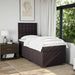 Pat box spring cu saltea, maro închis, 90x200 cm, textil - WALTI WALTI
