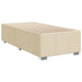 Pat box spring cu saltea, crem, 100x200 cm, textil - WALTI WALTI