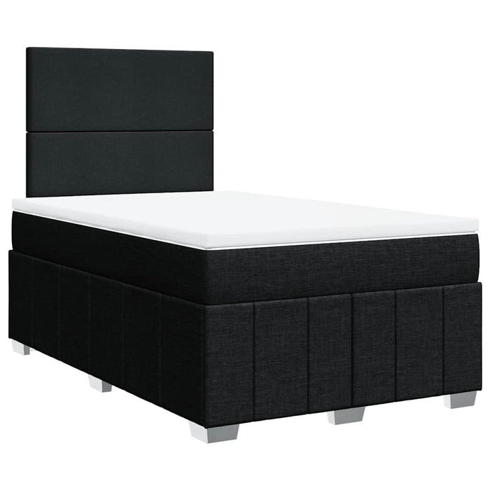 Pat box spring cu saltea, negru, 120x190 cm, catifea - WALTI WALTI